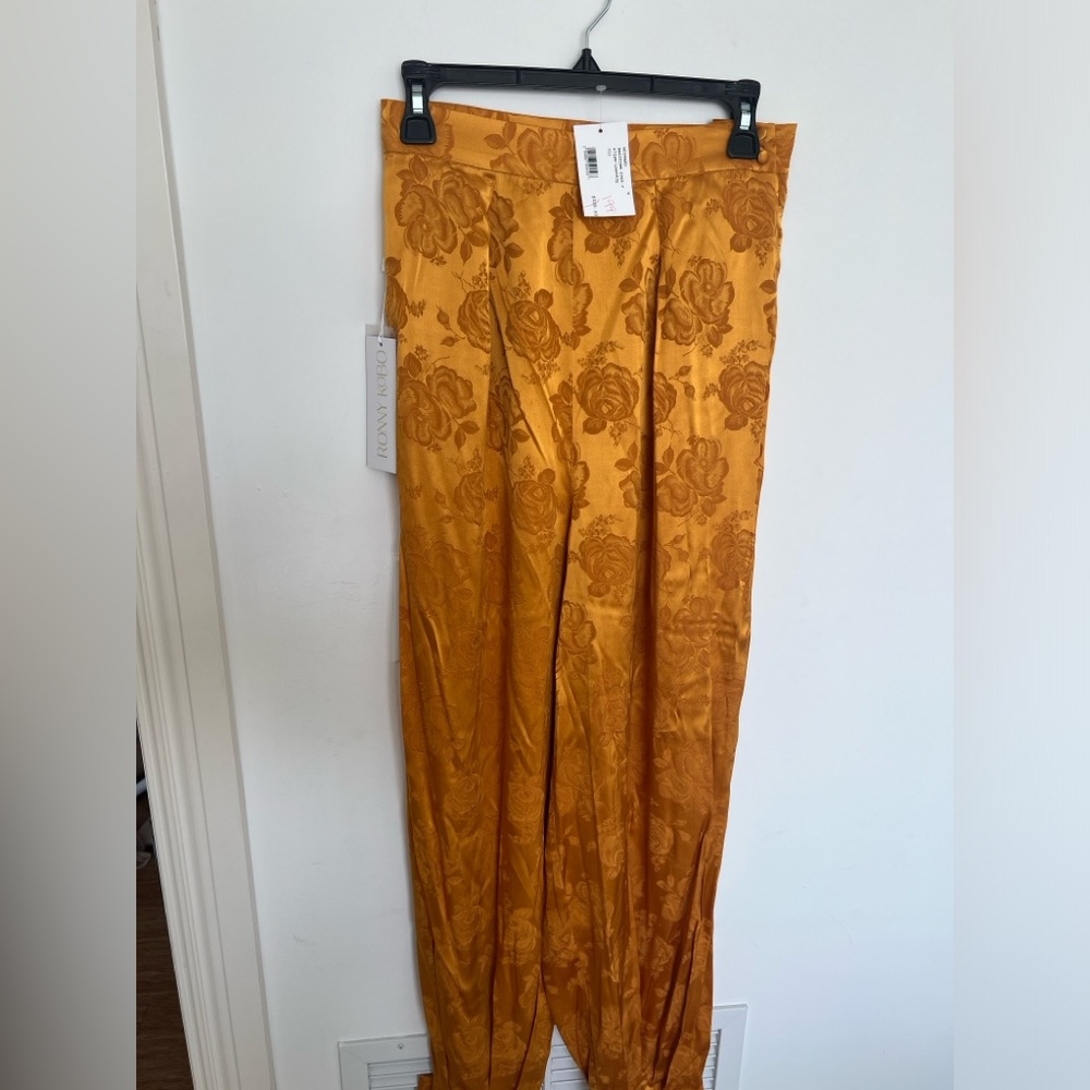 Ronny Kobo Kristine Pants in Mustard Yellow - Picture 4 of 6